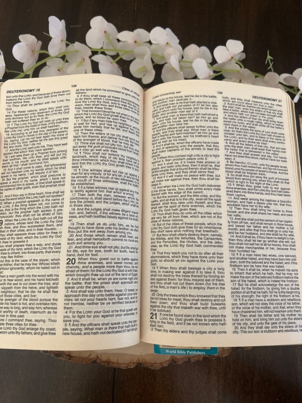 Holy Bible King James 1989 Words Of Christ In Red By World Bible Publishers - Picture 6 of 13